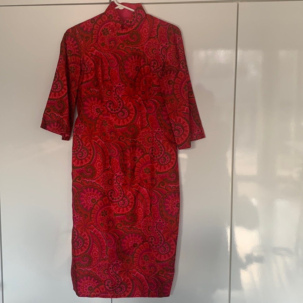 Handmade Dress - Silk like fabric